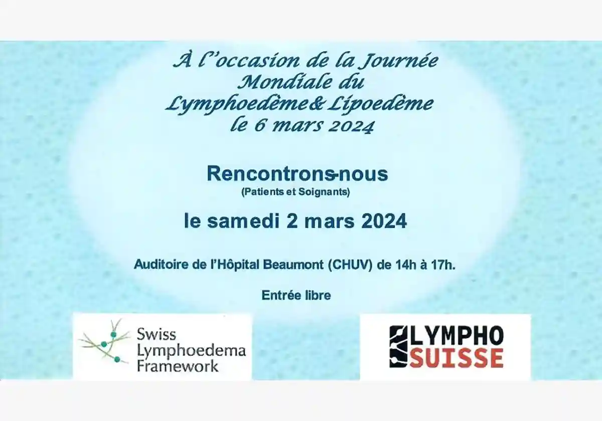 Rencontre pour la Journée Mondiale du Lymphœdème (& Lipoedème)